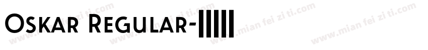 Oskar Regular字体转换
